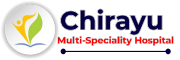 CHIRAYU Multispeciality Hospital logo..